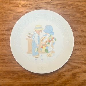 American Greetings 1984 Holly Hobbie 6th Annual Collector Plate Limited Edition
